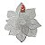 JOGO AMERICANO FLOWER PRATA 38CM - Imagem 1