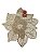 JOGO AMERICANO FLOWER DOURADO 38CM - Imagem 1