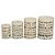 KIT 4 LATAS DE FERRO BREAD ESMALTADO - Imagem 1