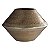 VASO MARTELADO BRONZE 27X27X19CM - Imagem 1