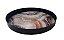 BANDEJA MARMORIZADO E PRETO 35X35X4CM - Imagem 1
