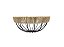 CESTO DECORATIVO METAL C/ FIBRA NATURAL 25X25X10 - Imagem 1