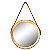 ESPELHO DECORATIVO ROSE GOLD GRÉCIA - 50X50X3,5CM - Imagem 1