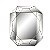 ESPELHO DECORATIVO PRATA DIAMOND - 61X51X4,5CM - Imagem 1