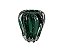 VASO DE VIDRO INSPIRADO NO MURANO VERDE VENEZA - 11X11X12 - Imagem 1