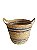 CESTO DE SEAGRASS TRIBOS - 29X29X23CM - Imagem 1