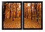 QUADRO DECORATIVO 2 PÇS PRETO TREES 53x33x3CM - Imagem 1