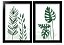 QUADRO DECORATIVO 2 PÇS PRETO SHEETS 53x33x3CM - Imagem 1