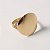 CJ 4 ANÉIS P/GUARDANAPO DE ZAMAC HEART DOURADO 4cm - Imagem 1