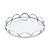 BANDEJA DE AÇO INOX C/FUNDO ESPELHADO ARCOS 38x5cm - Imagem 2
