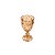 CJ 6 TAÇAS P/ÁGUA DE VIDRO DIAMOND ÂMBAR METALIZADO 325ml - Imagem 2