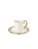 CJ 6 XÍCARAS CAFÉ C/PÍRES PORCELANA SUPER WHITE CHARME 100ml - Imagem 1
