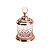 POTE MULTIUSO DE ZAMAC CRISTAL ROSÉ 10,5x16,5cm - Imagem 1
