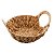 CESTA FIBRA NATURAL C/ALÇA METAL REVESTIDA EM FIBRA 24x7cm - Imagem 1