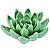 FLOR VERDE EM CERAMICA - Imagem 1