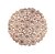 LUGAR AMERICANO DE PLÁSTICO FLOWERS ROSÉ 38cm - Imagem 1