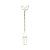 CJ 4 GARFOS P/SOBREMESA  ZAMAC SILVER PLATED BUTTERFLY 11,5 - Imagem 1