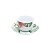 CJ 6 XÍCARAS CAFÉ C/PÍRES PORCELANA SUPER WHITE 90ml - Imagem 1