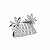 PORTA GUARDANAPOS  ZAMAC SILVER PLATED PINEAPPLE 17x4,5x10,5 - Imagem 1