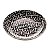 PRATO P/SOBREMESA DE PORCELANA EGYPT COUPE 18cm - Imagem 1