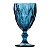 CJ 6 TAÇAS P/ÁGUA DE VIDRO DIAMOND AZUL 325ml - Imagem 1