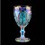 CJ 6 TAÇAS P/ÁGUA DE VIDRO DIAMOND RAINBOW 325ml - Imagem 1