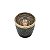 CACHEPOT DE VIDRO E ZAMAC BRISTOL PRETO E BRONZE 7,5x7,5cm - Imagem 4