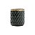 CACHEPOT DE VIDRO E ZAMAC BRISTOL PRETO E BRONZE 8x9cm - Imagem 3