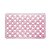 TAPETE P/BANHEIRO DE PVC C/ANTIDERRAPANTE ROSA 59x37cm - Imagem 1