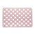 TAPETE P/BANHEIRO DE PVC C/ANTIDERRAPANTE ROSA 49x32cm - Imagem 1