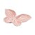 DECOR DE CERÂMICA BORBOLETA ROSA 17,5x16,5cm - Imagem 1