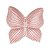 DECOR DE CERÂMICA BORBOLETA ROSA 18,5x12cm - Imagem 3