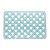 TAPETE P/BANHEIRO DE PVC C/ANTIDERRAPANTE AZUL 49x32cm - Imagem 1