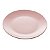 PRATO RASO DE CERÂMICA CRONUS ROSA 27cm - Imagem 1