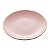 PRATO P/SOBREMESA DE CERÂMICA CRONUS ROSA 18,5cm - Imagem 1