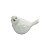 PÁSSARO DECORATIVO DE CERÂMICA GARDEN BRANCO 10x6,5x6,5cm - Imagem 2