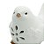 PÁSSARO DECORATIVO DE CERÂMICA BRANCO 9,5x6x7cm - Imagem 4