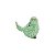 PÁSSARO DECORATIVO DE CERÂMICA LEAF VERDE ESCURO 9,5x6,5x6,5 - Imagem 2