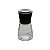 MOEDOR DE TEMPERO DE VIDRO TRANSPARENTE C/TAMPA PRETA 170ml - Imagem 1