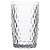 CJ 6 COPOS ALTOS DE VIDRO BICO DE ABACAXI TRANSPARENTE 350ml - Imagem 1