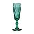 CJ 6 TAÇAS P/CHAMPAGNE DE VIDRO DIAMOND AZUL TIFFANY 140ml - Imagem 1
