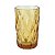 CJ 6 COPOS ALTOS DE VIDRO DIAMOND ÂMBAR 330ml - Imagem 1