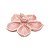 PRATO CORATIVO CERÂMICA FLOR CAMPO ROSA C/PÁSSARO 15,5x6,5 - Imagem 2