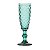 CJ 6 TAÇAS CHAMPAGNE VIDRO BICO ABACAXI AZUL TIFFANY 140ml - Imagem 1