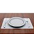 LUGAR AMERICANO DE PLÁSTICO CLASSIC BRANCO 43,5x28,5cm - Imagem 1