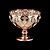 CJ 6 TAÇAS DE VIDRO DIAMOND ROSÉ GOLDEN 310ml - Imagem 1