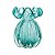 VASO DE VIDRO ITALY TIFFANY 13x17,5cm - Imagem 1
