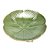 PRATO DECORATIVO DE CERÂMICA BANANA LEAF VERDE 16x16x3cm - Imagem 2