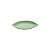 PRATO DECORATIVO DE CERÂMICA BANANA LEAF VERDE 21x11x3cm - Imagem 1