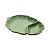 PRATO DECORATIVO DE CERÂMICA BANANA LEAF VERDE 26,5x20x4cm - Imagem 2